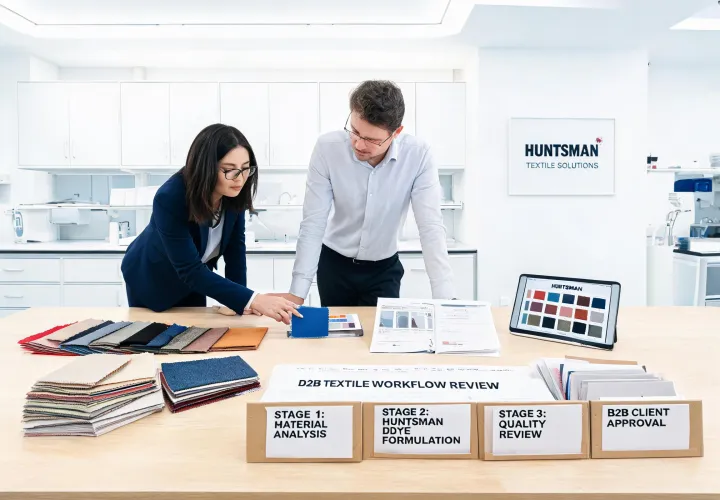 Huntsman huntsman service workflow textile review